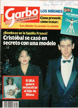 Garbó, nº 1651, 10 de diciembre de 1984