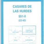 Mapa topográfico Nacional de Casares de las Hurdes 551-II (22-43