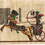 Ramses II en carro de guerra