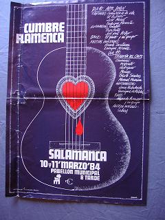 Cartel cumbre Flamenca Salamanca1984