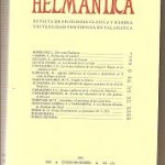 Helmantica, 124-126 Enero - diciembre 1990