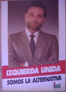 Cartel Izquierda Unida. 1993