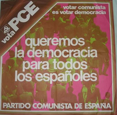 Cartel PCE 1977