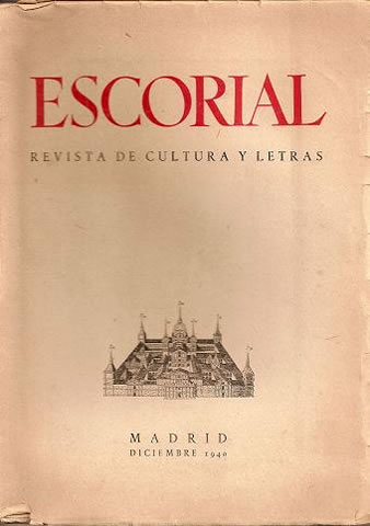 El Escorial. REvista de cultura y letras