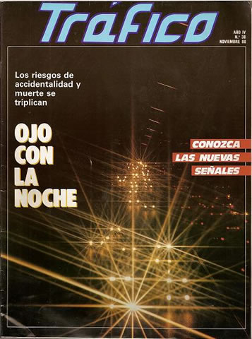 Revista Trafico, nº 38. Noviembre 1988
