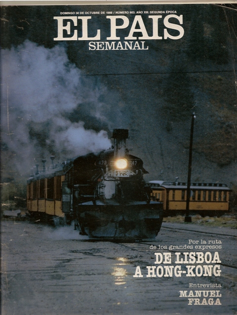 EL PAIS SEMANAL  Nº 603. 30 DE OCTUBRE DE 1988