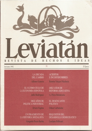 Leviatán, revista de hechos e ideas, invierno 1992, nº 50