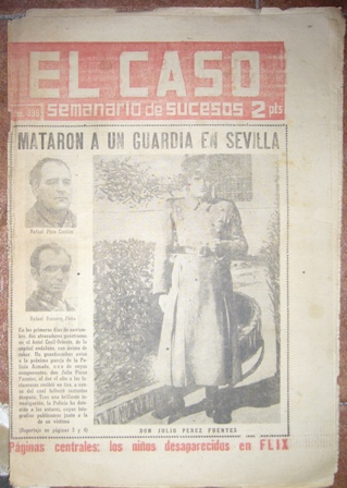 Semanario El Caso. Nº 398. 19 de diciembre de 1959.