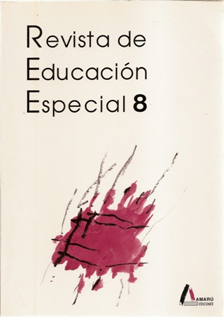 REVISTA DE EDUCACION ESPECIAL 8