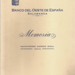 BANCO DEL OESTE 1933