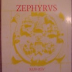 Revista ZEPHYRUS XLIV-XLV. Revista de arqueología y prehistoria
