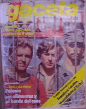 Revista GACETA ilustrada,23 agosto 1981