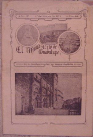 El Monasterio de Guadalupe, 1 de mayo de 1919
