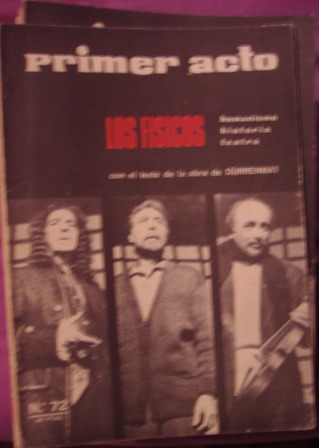 PRIMER ACTO, Revista mensual nº 72, 1966