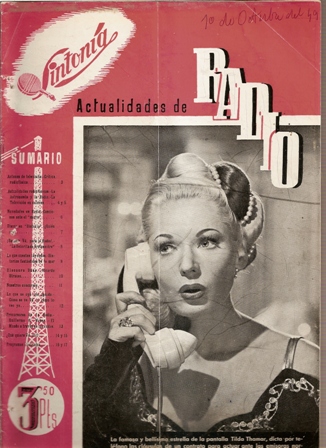 SINTONÍA AÑO III, NÚM. 57, 1 de octubre de 1949