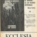 ECCLESIA Número 1644, 2 de Junio de 1973, Año XXXIII