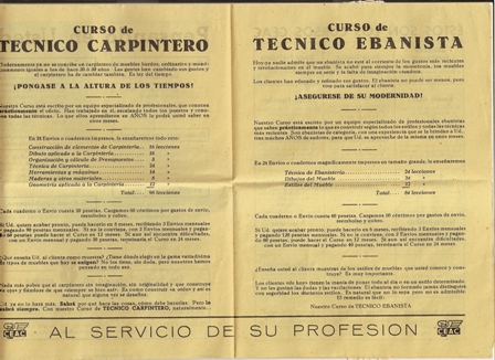 Publicidad CEAC 1961