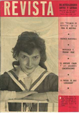 Revista de Actualidades Artes y Letras, 13 de junio de 1959