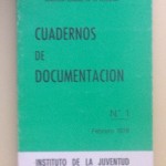 Cuadernos de Documentación, Instituto de la Juventud, Nº 1