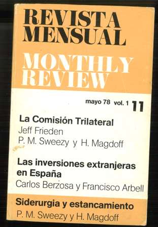 Revista Mensual, Monthly Review, 11, mayo 1978