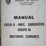 Manual ciclo II, Imec Sargentos, Grupo III, Materias comunes