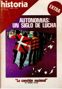 Historia 16, Extra V, abril 1978, autonomías un siglo de lucha