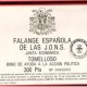 Falange Española de las JONS, Junta Económica, Bono de Ayuda, 19